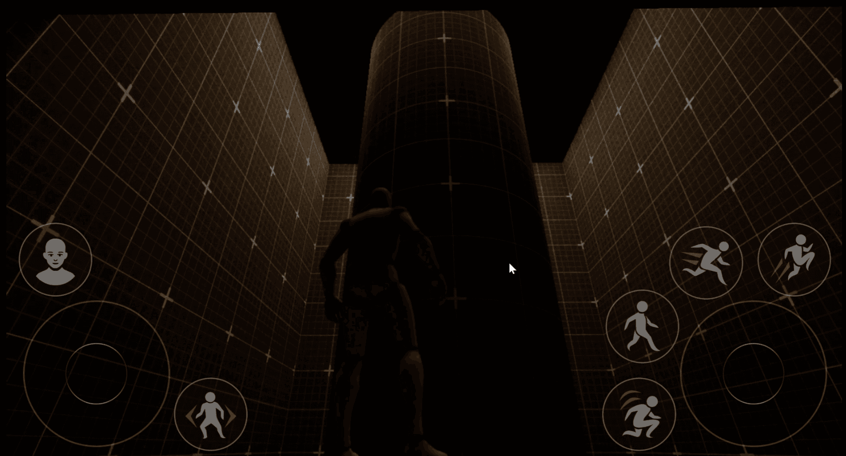 Emotional moment between the wooden puppet and his wife